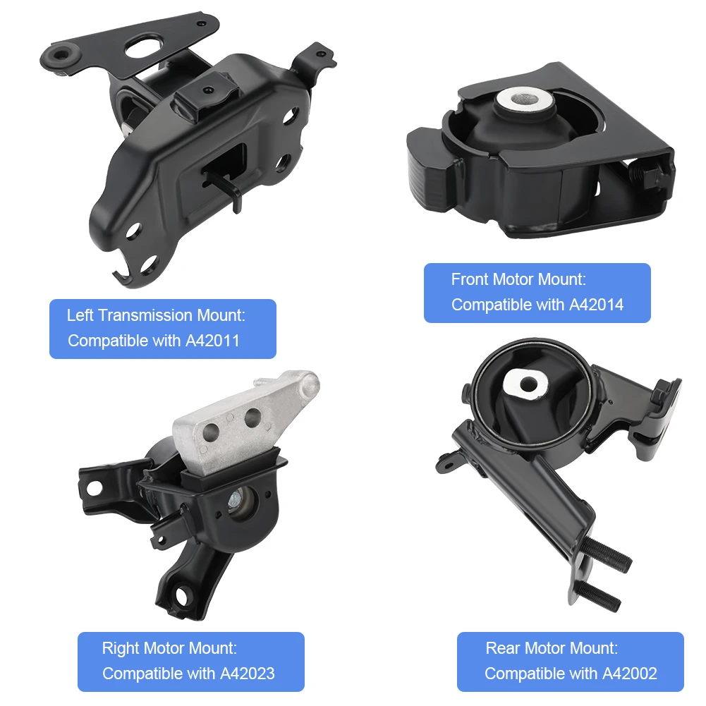 

Herorider 4 шт. кронштейн двигателя гидравлический двигатель и крепление трансформатора для Toyota RAV4 2013-2018 123050V030 123720V070 123610V140