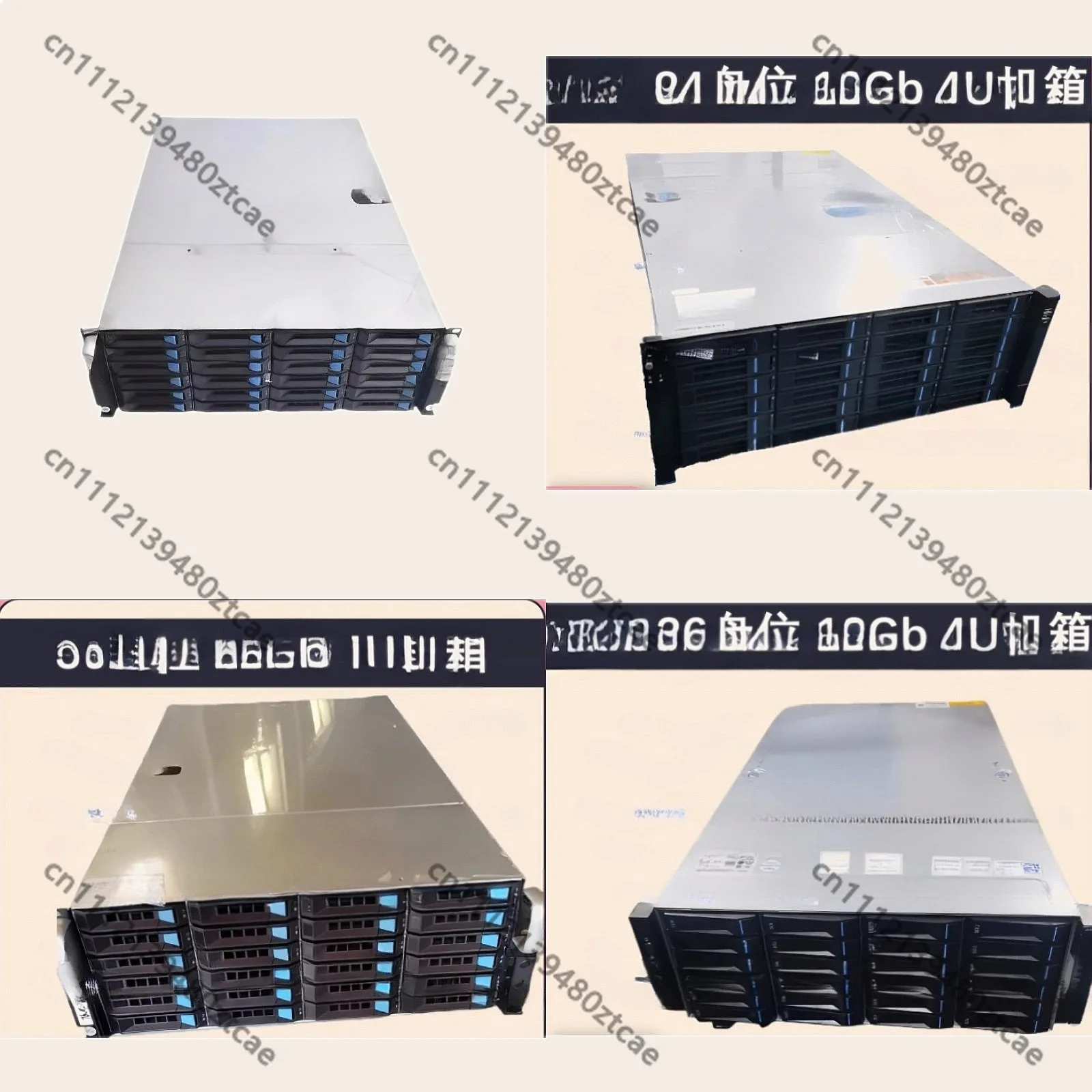 24/36 Disk Server NAS Chassis Hot Swap 4U Rackmount Storage Bay Case for Business Data Backup