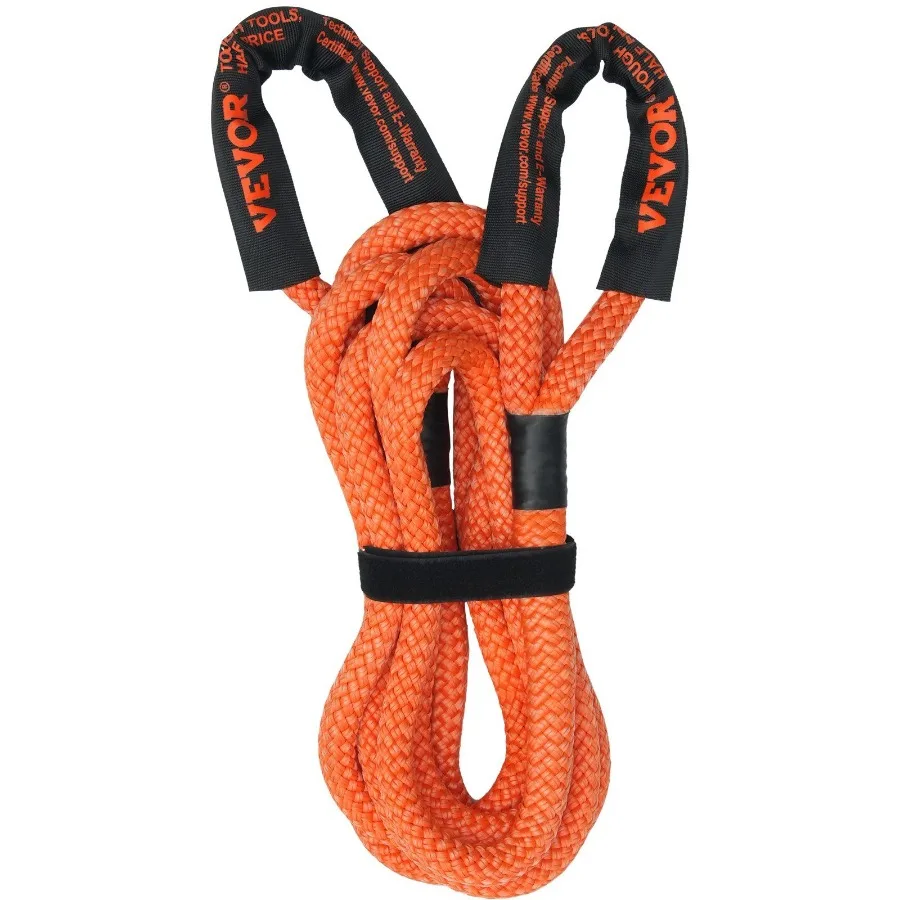 

1 x 30' Kinetic Rvery Tow Rope 38 000 lbs HeavyDuty Off Road Snatch Strap Extreme Duty 30 Elasticity Energy Snatch Strap for J