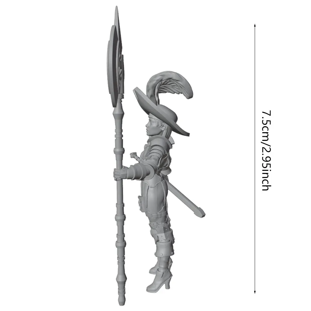 Kit modelo resina sin pintar juegos de rol coleccionables - imagen 2