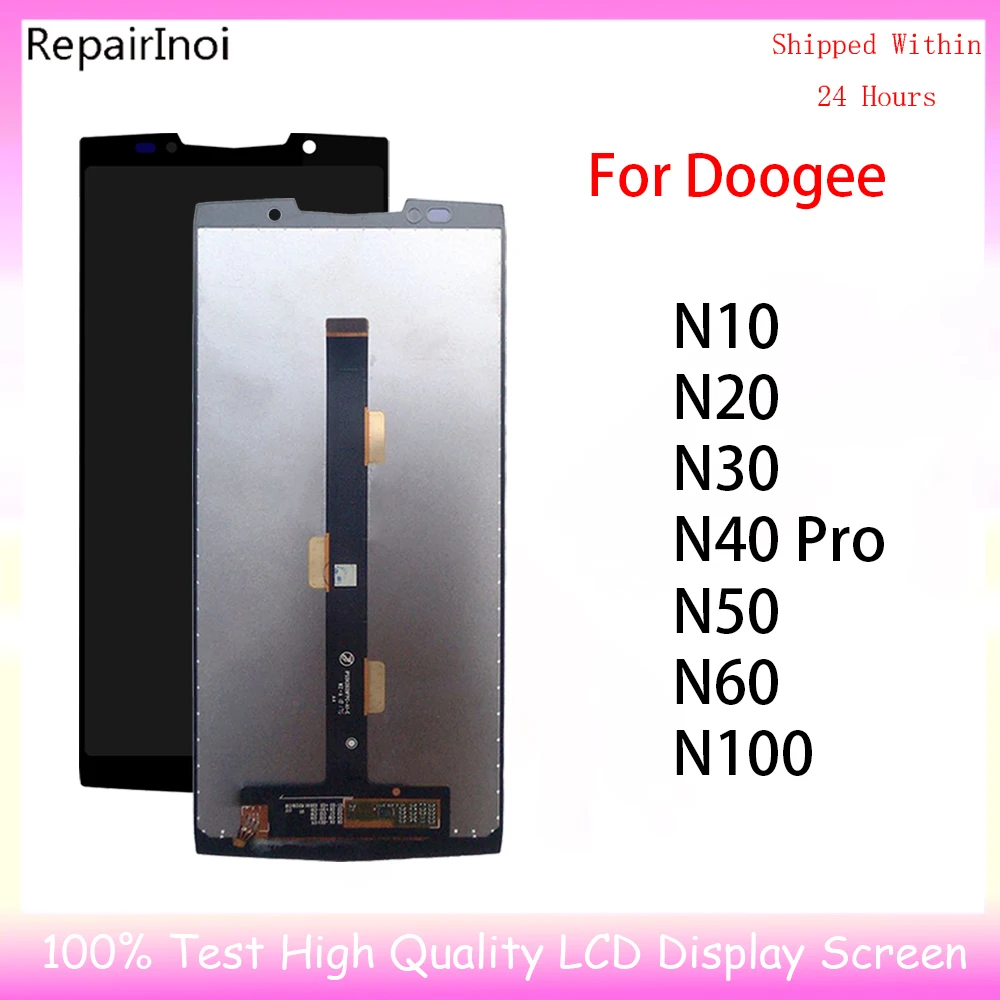 

100% Tesetd LCD Display For Doogee N10 N20 N30 N40 Pro N50 N60 N100 LCD Display Touch Screen Digitizer Assembly Replacement