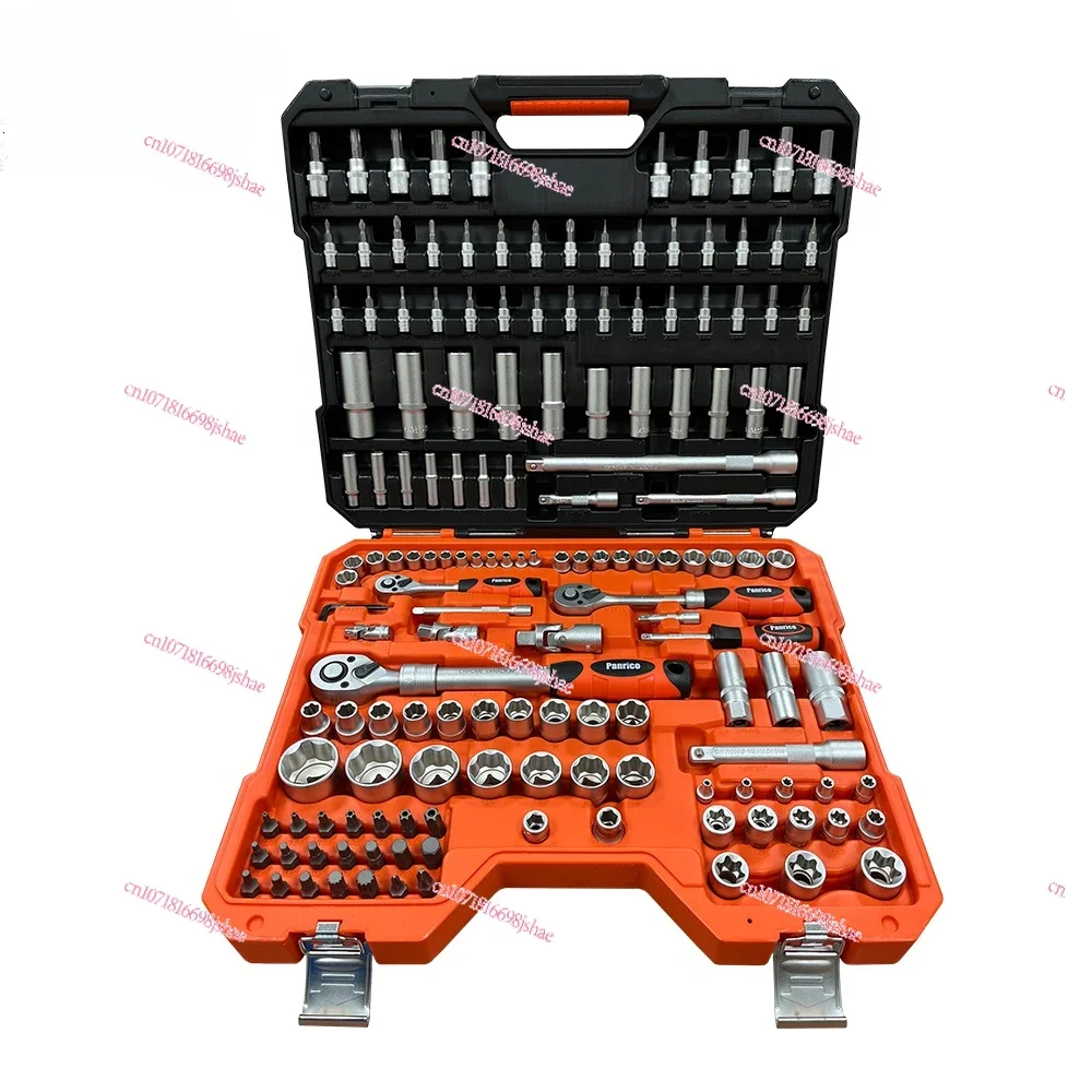 155Pcs Multi-specification Ratchet Wrench Hardware Repair Tool Set Machine Tool Repair Tool Set