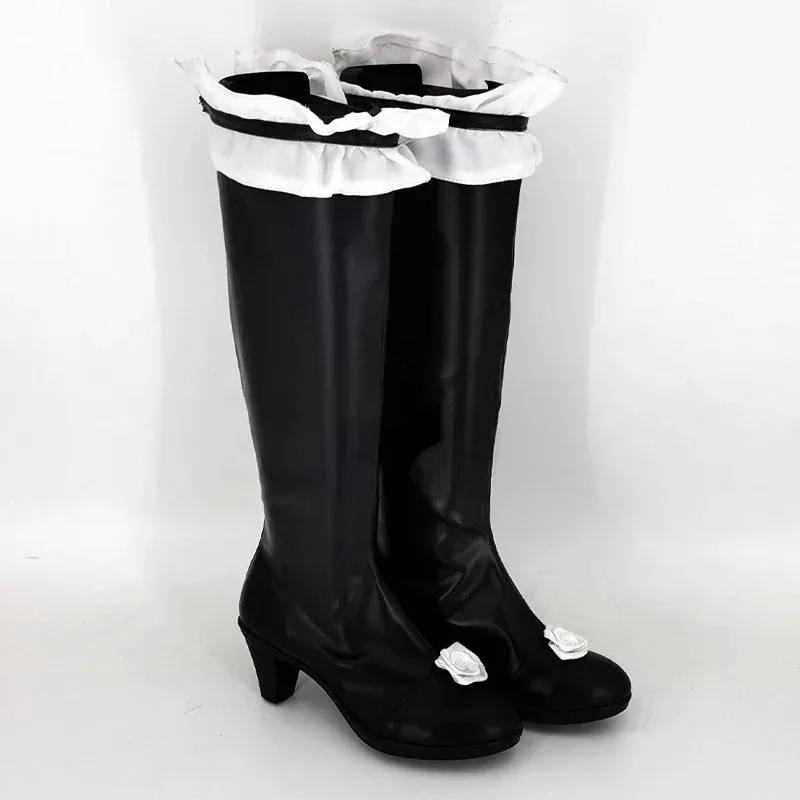 

RealCos Rozen Maiden Mercury Lamp Sui Gin Tou, черные туфли, ботинки, аксессуары для костюма для косплея на Хэллоуин