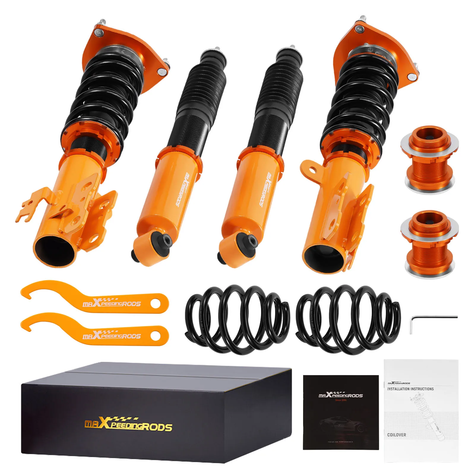 24 Way Damper Adjustable Coilovers Lowering Kit For Scion TC 2011-2016 AGT20 Coilovers Suspension Shock Absorber Kit