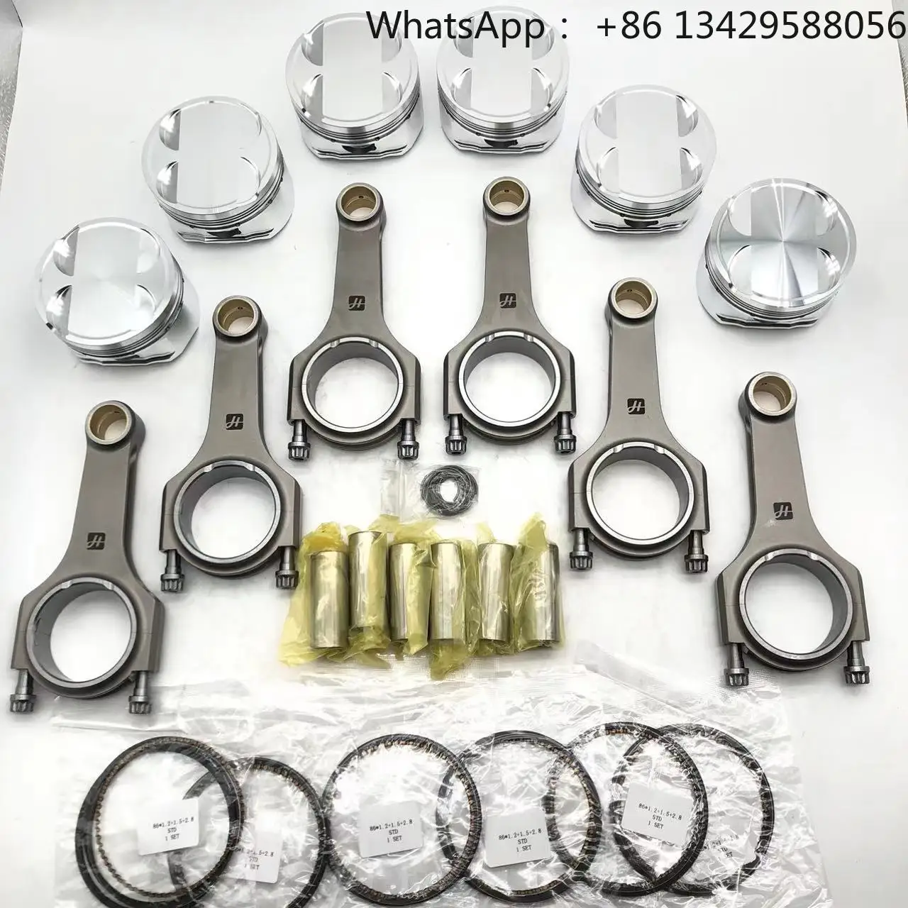 1JZ Forged Piston And Connecting Rod For Toyota Supra 1JZGTE Rod Length 125.2mm