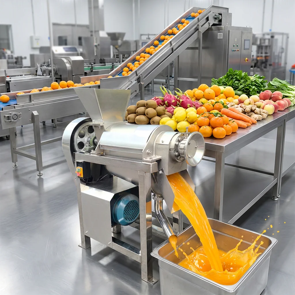 Industrial Juice Extractor Machine Industrial Fruit Orange Slow Cold Press Lemon Juicer Machine Spiral Vegetable Extraction