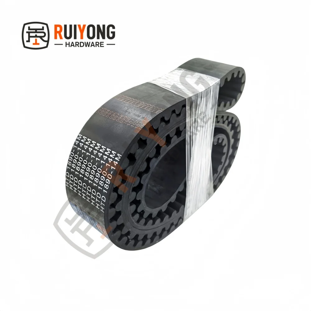 High Torque Rubber HTD 14M Timing belt Width 25/30/40/50/60/100mm  Perimeter 1764/1778/1792/1806/1820 1848/1890/1904/1946---1988