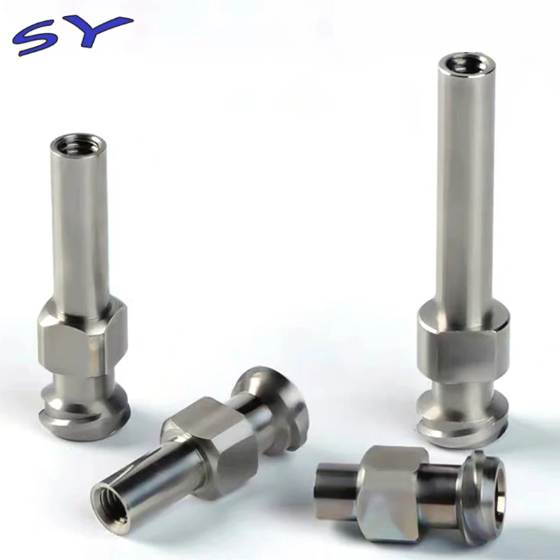 SY Stainless Steel Double Thread Base, High Precision Dispensing Needle, Nozzle M3.5 Luer Connector