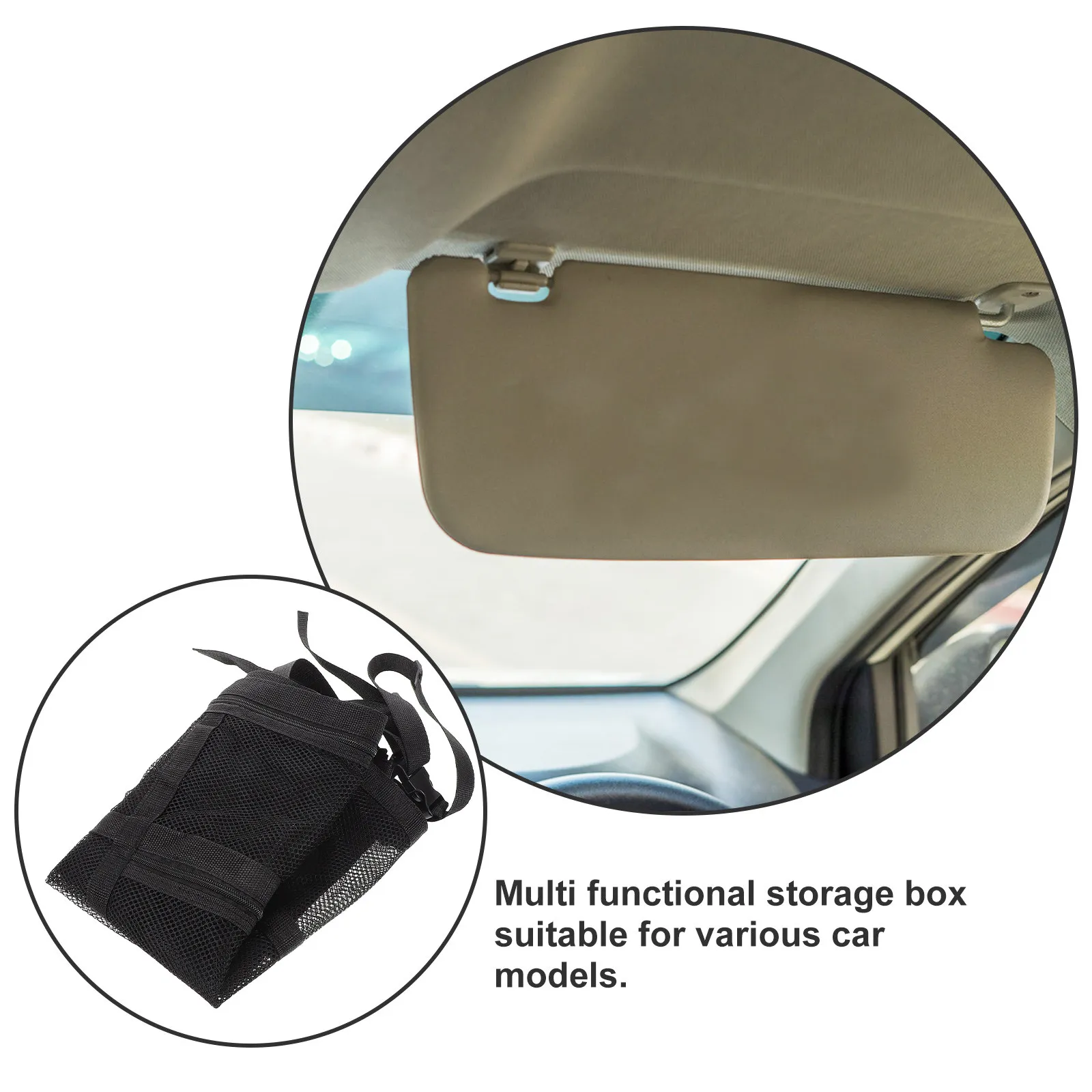 

Double Pocket Car Ceiling Storage Net Waterproof Dustproof Cargo Organizer for Travel Camping Suv Truck Load Bearing Net