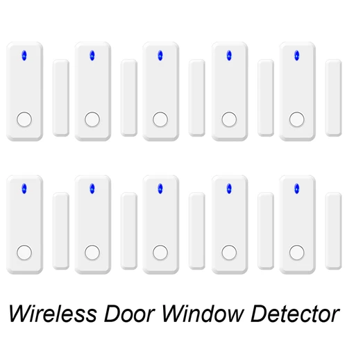 Imagen 1 del producto Sensor inalámbrico de puerta y ventana, Detector de puerta abierta de 433MHz, funciona con nuestro sistema de alarma antirrobo de seguridad para el hogar inteligente G03 G12 G30 G50 G60
