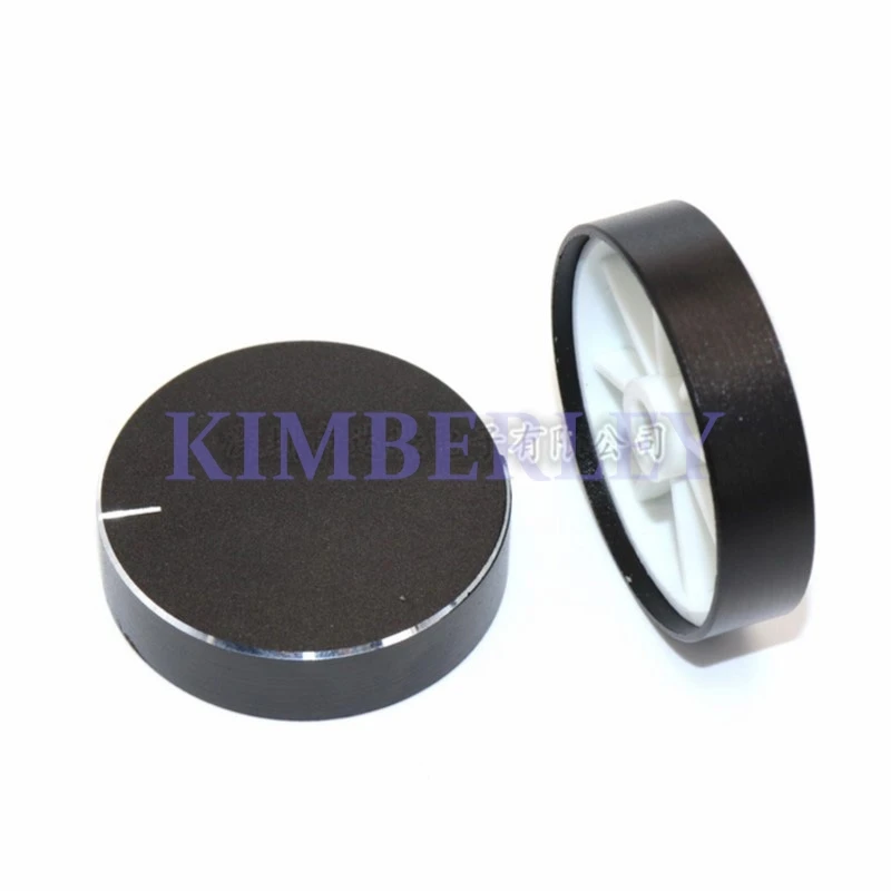 1 Piece 40×10MM Sandblasted Aluminum Knob Potentiometer Knob Cap Sound Volume Amplifier Aluminum Knob Metal Knob