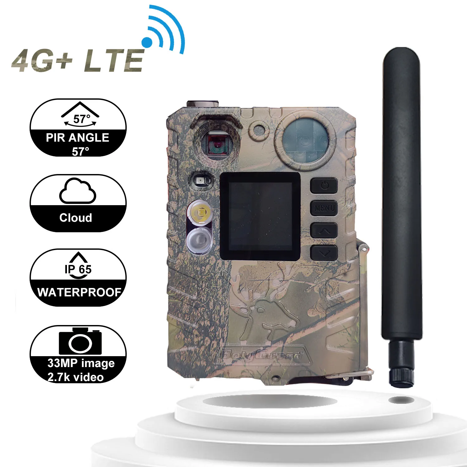 

Boly BG410-M 940nm Black IR Night Vision 4G Wireless Hunting Camera Color LCD Invisible Game Camera Motion Sharp Technology