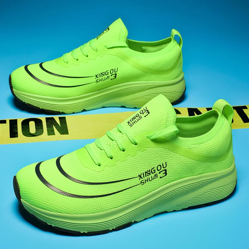 

Мужская спортивная обувь, повседневные марафонские дышащие легкие кроссовки унисекс, амортизирующие тренировочные кроссовки для мужчин и женщин