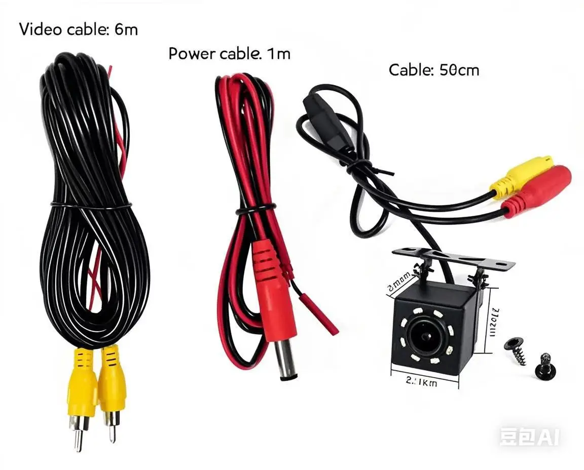 Backup Hot Sale Wide Angle Car Rear View Camera 4/8/12 LED Night Vision Reversing Auto Parking Monitor CCD Waterproof HD Video