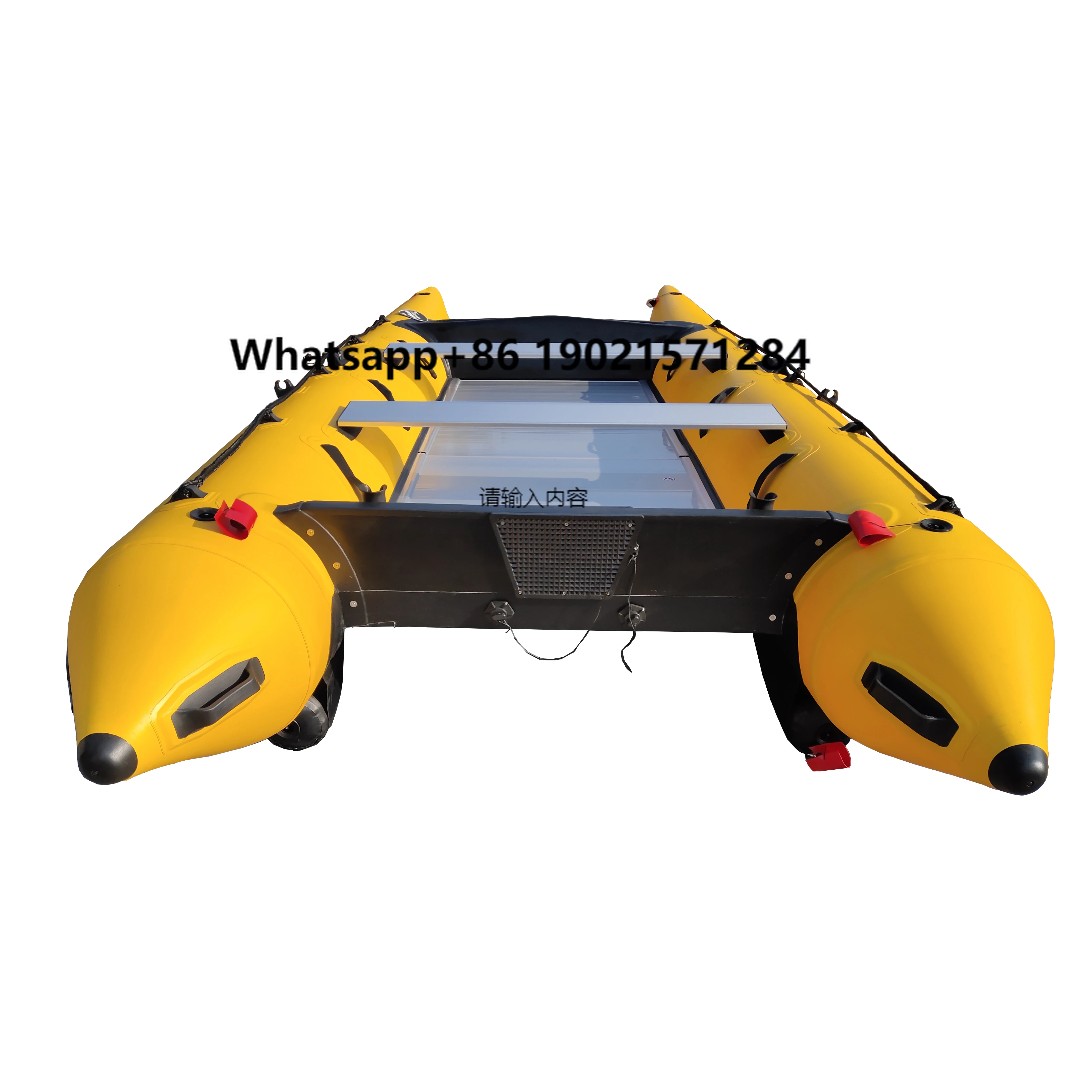 

Inflatable Boat Sailing Yacht Catamaran 4.3m Boat 430 With Speed Rollers