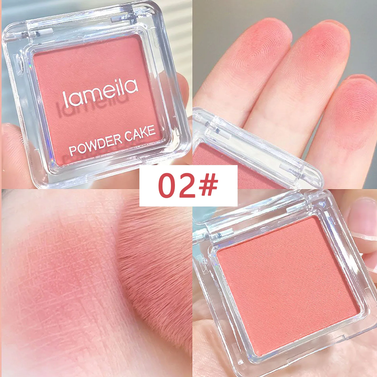 Face Blush Powder Lightweight Buildable Formula Contour and Highlight Blush Cosmetic Makeup Blush