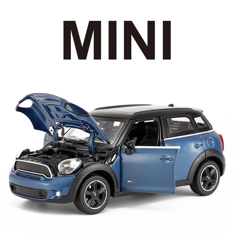 Rastar 1:24 BMW mini cooper s countryman Simulation static alloy car model metal ornaments adult gifts children\'s toys