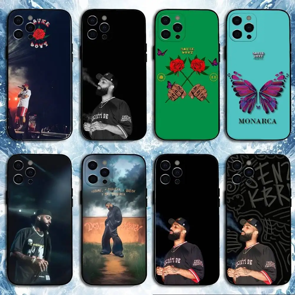 

E-Eladio Carrion Sauce Boyz Phone Case For iPhone 16,15,14,13,12,11 Plus,Pro Max, Soft Silicone Black Cover