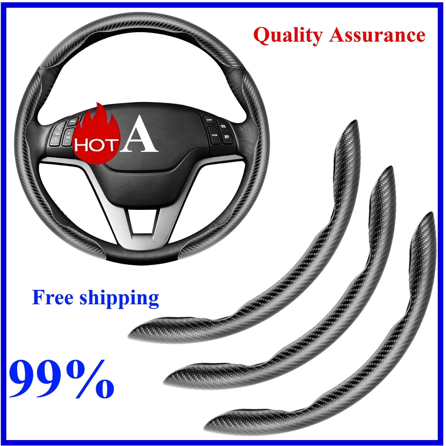 

Универсальный дышащий чехол-накладка на руль для большинства моделей автомобилей (99% совместимость), аксессуары для авто