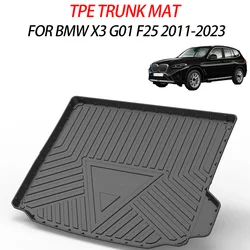 For BMW X3 G01 F25 2011-2023 Auto Car Cargo Liner All-Weather TPE Non-slip Trunk Mats Boot Tray Carpet Interior Accessories