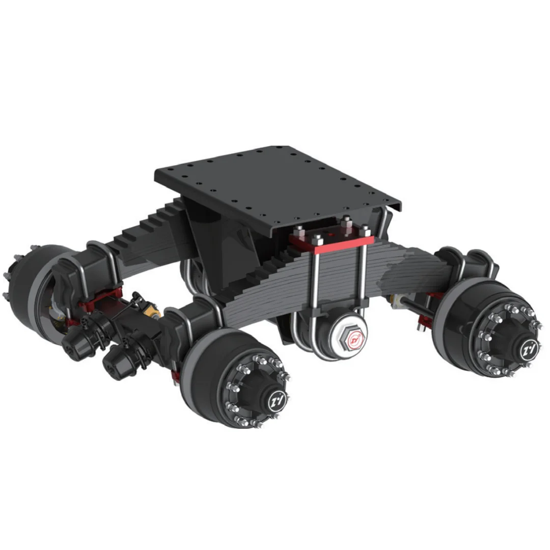 Asse motore anteriore pesante TLF da 20 tonnellate per autocarri con cassone ribaltabile minerari edili - Design con trave a I forgiata con riduzione del mozzo