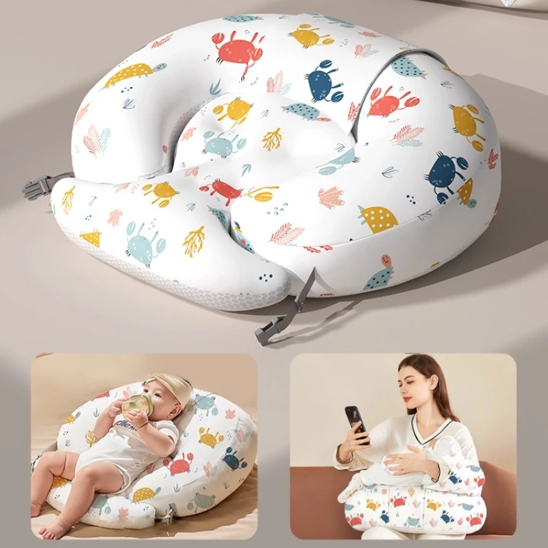 القطن مكافحة البصق الحليب المنحدر وسادة وسادة الخصر دعم النوم التمريض وسادة الطفل وسادة مهدئة الوليد الرضاعة الطبيعية وسادة