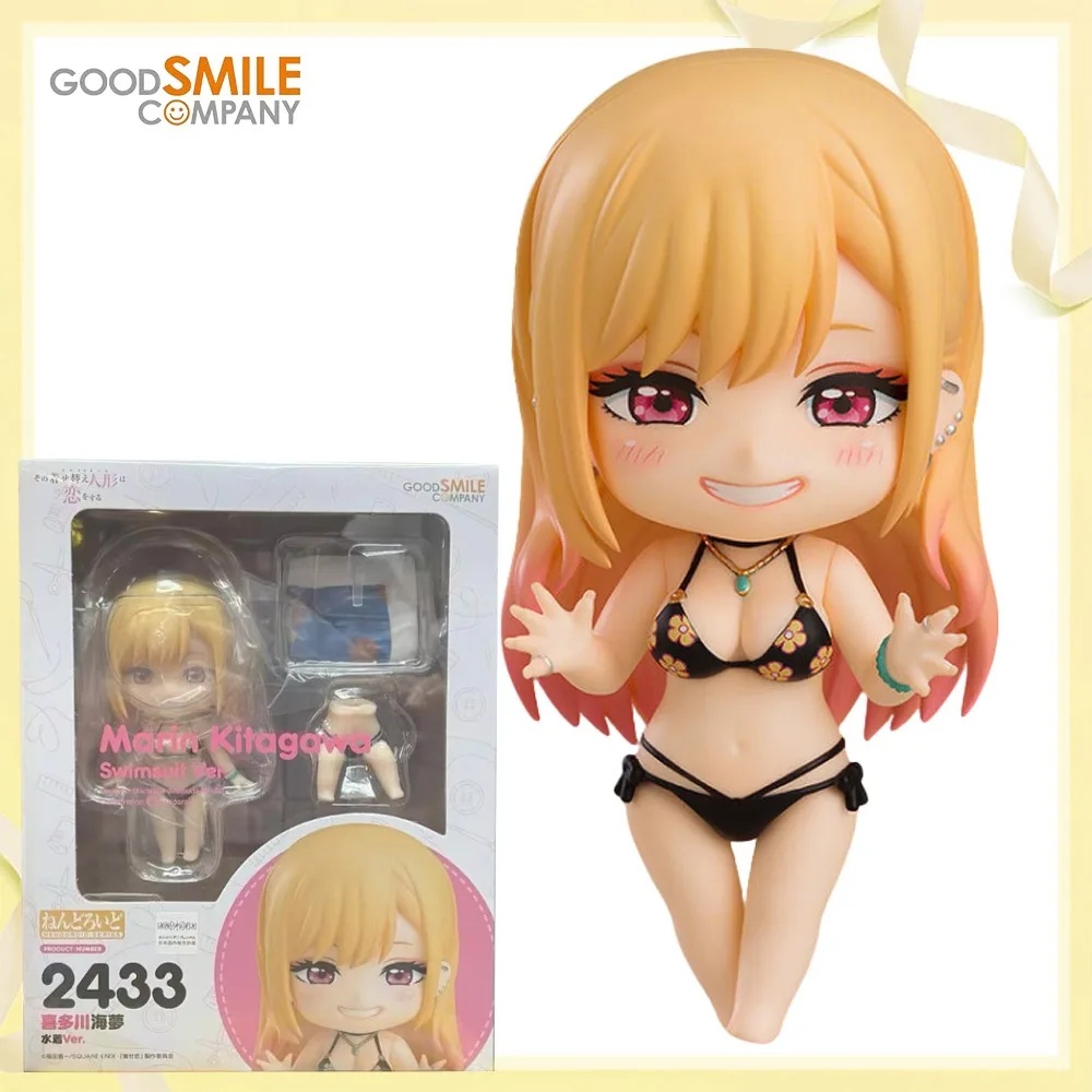

100% Оригинальный фигурка-нендороид Good Smile Company Kitagawa Marin # 2433) Коллекционная фигурка аниме-персонажа, модель для декора, игрушка