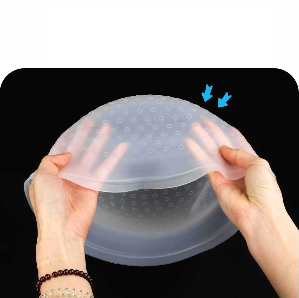 2pcs Reusable Silicone Hair Staining Cap Multicolor Hair Coloring Dye Cap with Hook Silicone Hair Coloring Cap for Home Salon