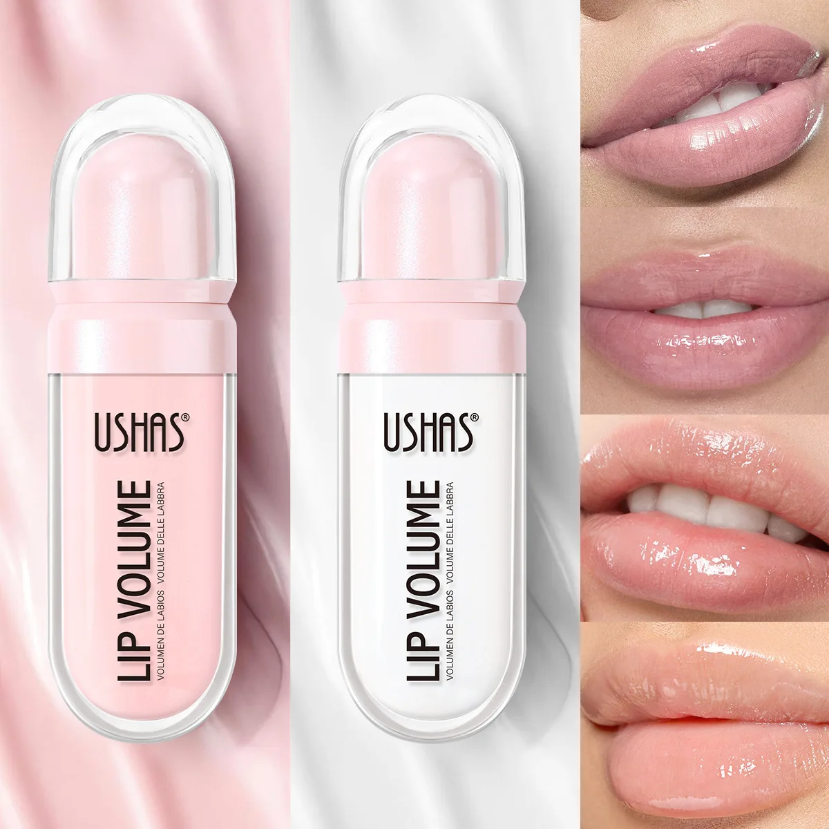 Cross Border Ready Stock European American Lip Balm Long Lasting Waterproof No Smudge Lip Plumper Moisturizing