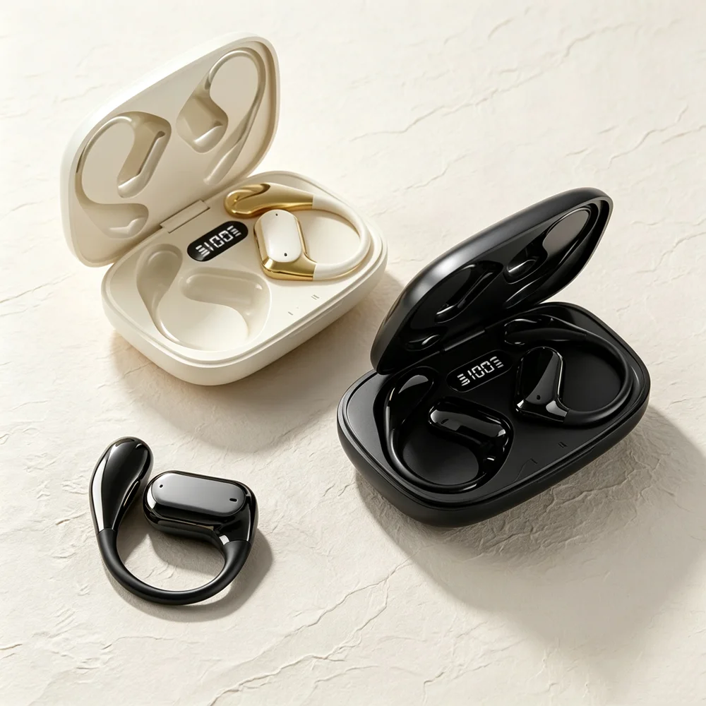 Bluetooth Headphones Wireless Earbuds Open-ear Bluetooth Headsets Maintain Crucial Environmental Awareness for Outdoor Safety