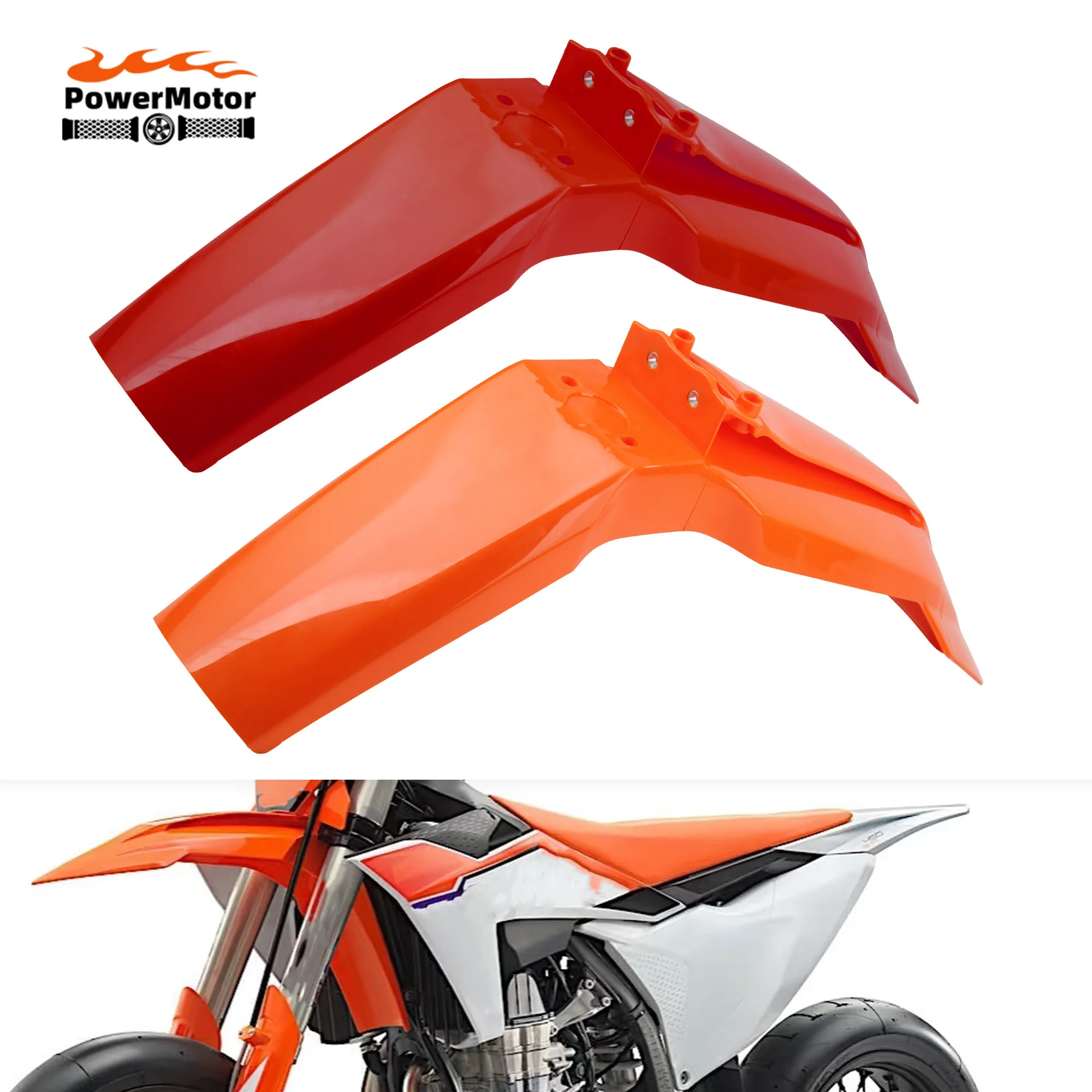 

For KTM 450 SXF Motocross Motorcycle Front Fender Mudguard Fits XC SX EXC Enduro XCW XCF EXCF XCFW 150 250 300 350 500 2019-2023