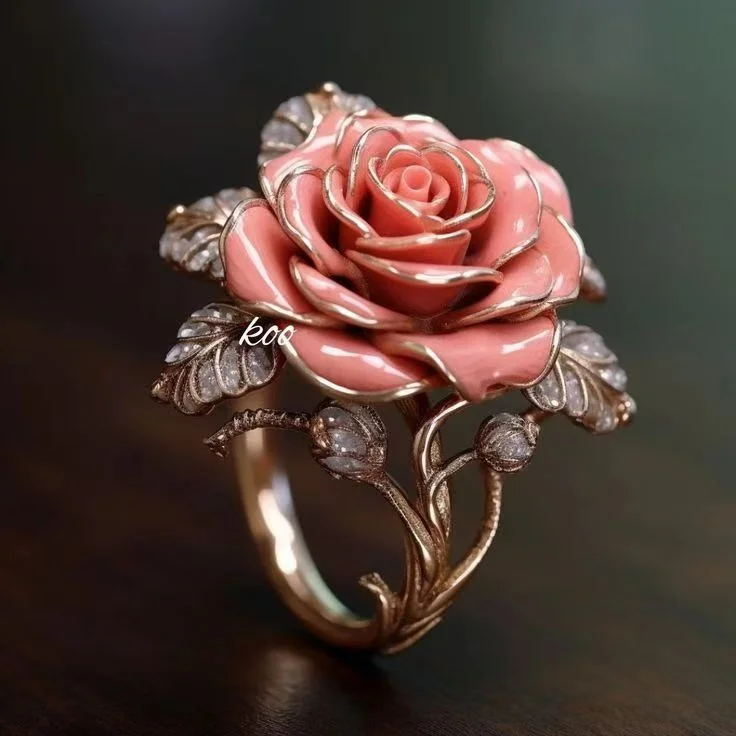 New jewelry, exquisite decoration, fashionable butterfly pattern women's ring image 4