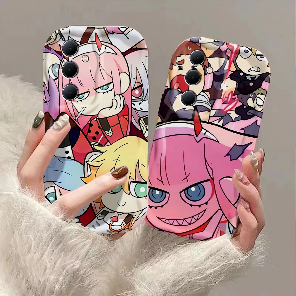 Darling in the Franxx 3D Wave Case For OPPO A98 A94 A93 A92 A79 A78 A76 A58 A57 A55 A38 A33 A17 A16 A15 2020 4G 5G Back Cover