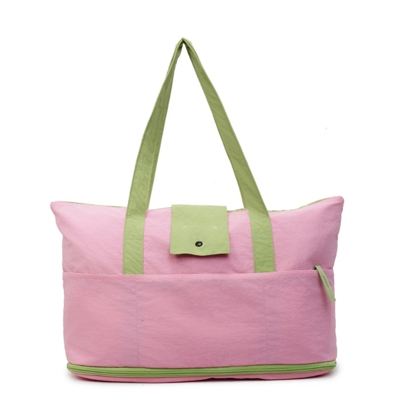 

E8BF Практичная водонепроницаемая складная сумка-оксфорд большой вместимости для тренажерного зала, путешествий, спортивного оборудования, легкая сумка для переноски