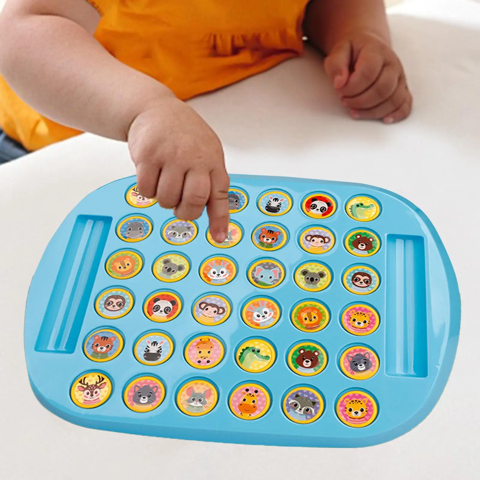Memory Game Animal Fruit Pattern Interactive Toys Flipping Matching Strategy Board Game For Toddler Kids Family Kindergarten