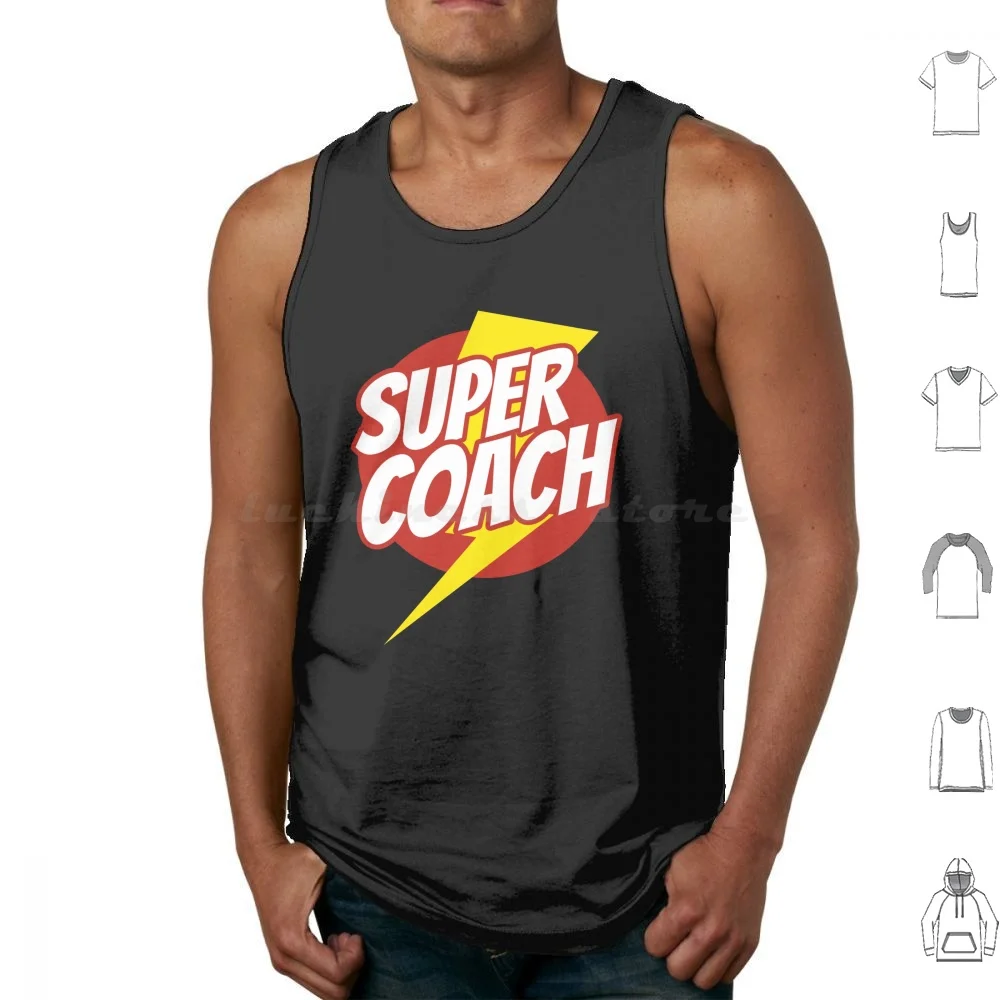 Super-Funny Superhero-Lightning Edition Tank Tops Print Cotton Basketball Baseball Football Instructional Best Ever