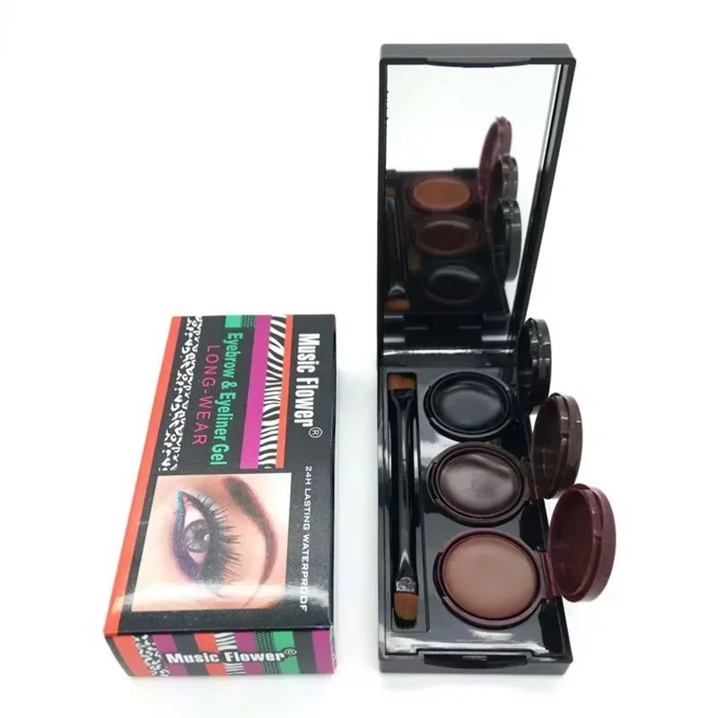 3color Wild Eyebrow Styling Eyebrow Waterproof Long Lasting Creamy Texture Eye Brow Tint Enhancers Cosmetics Makeup