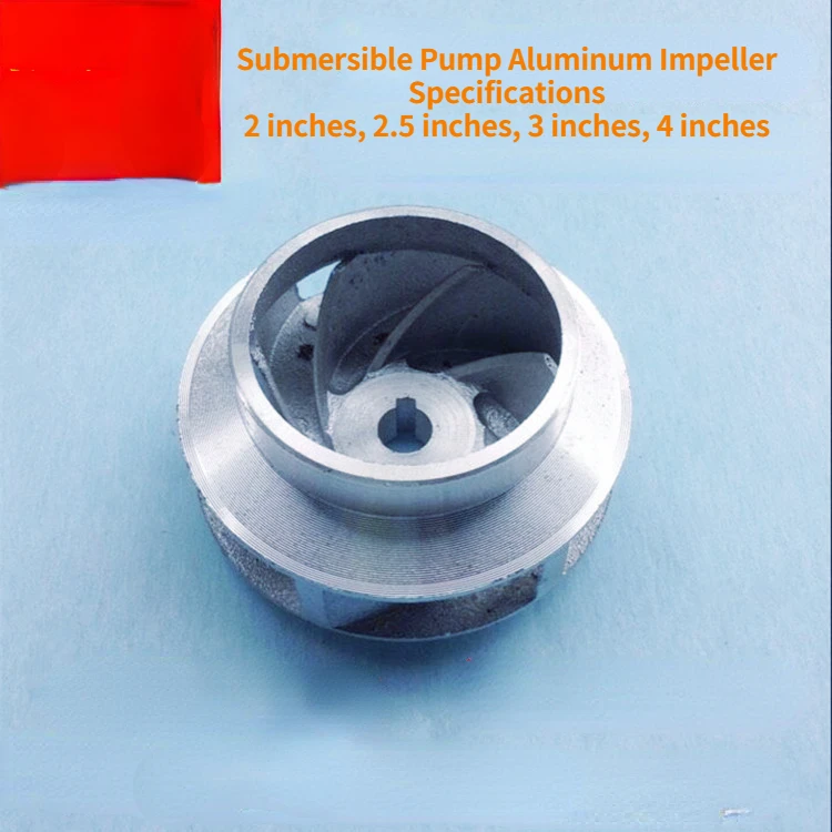 Water Pump Accessories Water Pump Cast Aluminum Impeller Household Submersible Pump 2 Inch 2.5 Inch 3 Inch Impeller