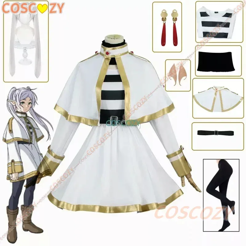 

Anime Frieren At The Funeral Frieren Cosplay Costume Halloween Christmas Gift Fancy Stage Performance Props Anime Cosplay Outfit