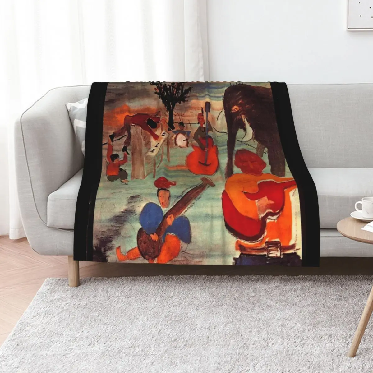 

Music From Big Pink. Throw Blanket Decorative Beds Moving Blankets For Baby Soft Plush Plaid Blankets