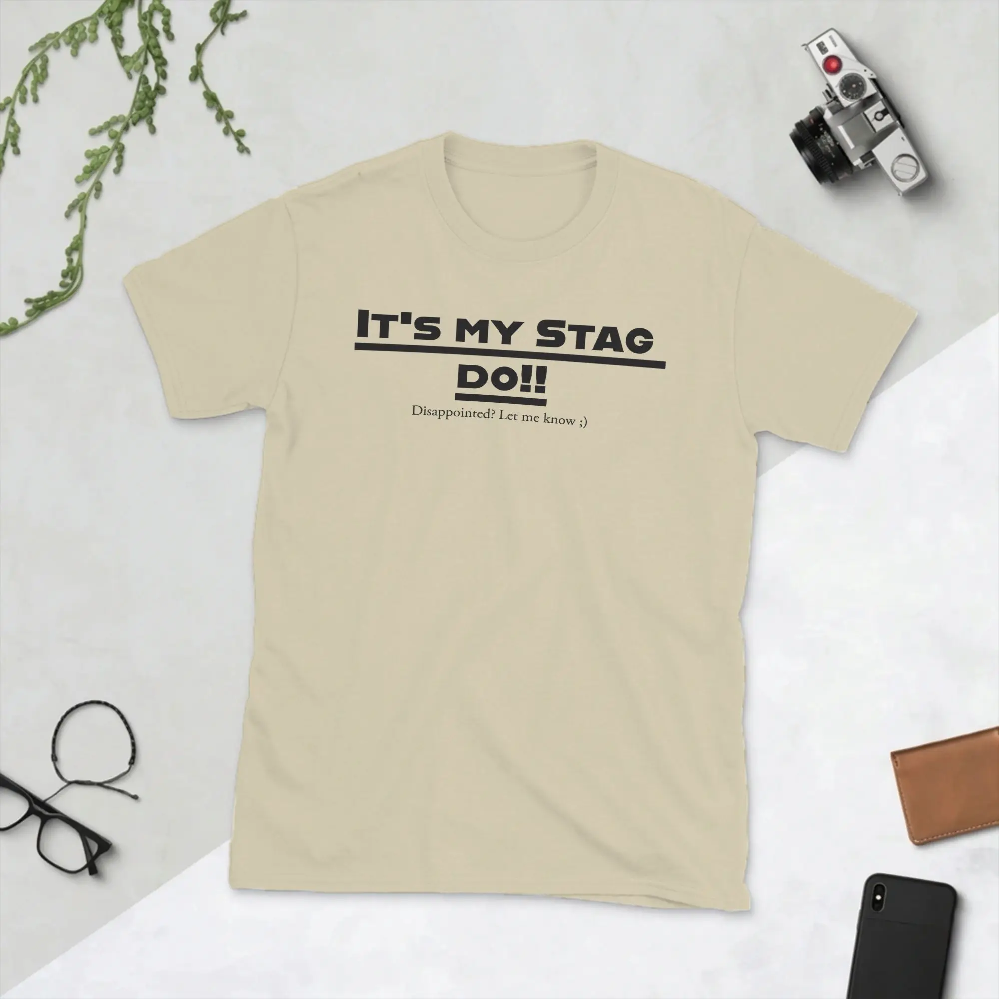 Stag Do for an Awkward Stag T-Shirt Men  Hipster 100% Cotton Tee Shirt Round Collar Short Sleeve T Shirt Plus Size Clothes
