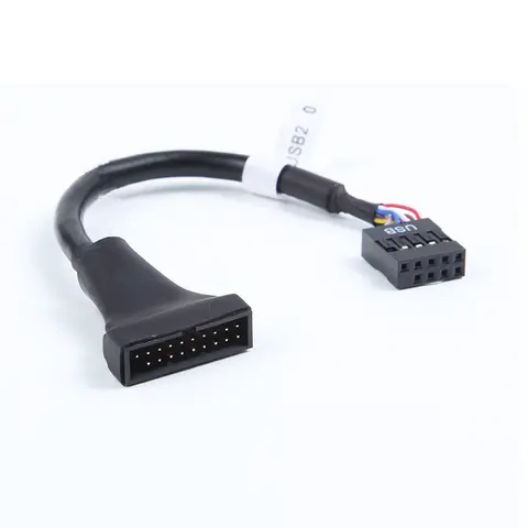 15cm USB 3.0 to USB 2.0 Converter 20 Pin Male to 9 Pin PC Motherboard Female Data Cable Adapter Extend Cord for PC Computer