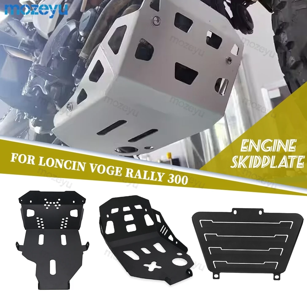 

For Loncin VOGE Valico 300 Rally 300 RALLY300 300Rally 2023 2024 2025 Engine Guard Chassis Cover Skid Plate Belly Pan Protector