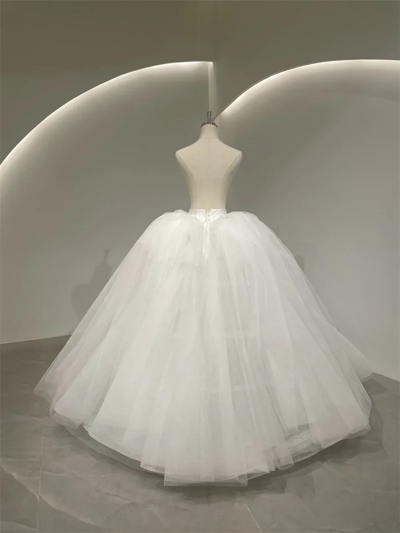 Petticoat For QUEENSGOWN Wedding Dress Bustle In Stock For Bridal Ball Gown Underskirt With Inner Lining And Steel Ring