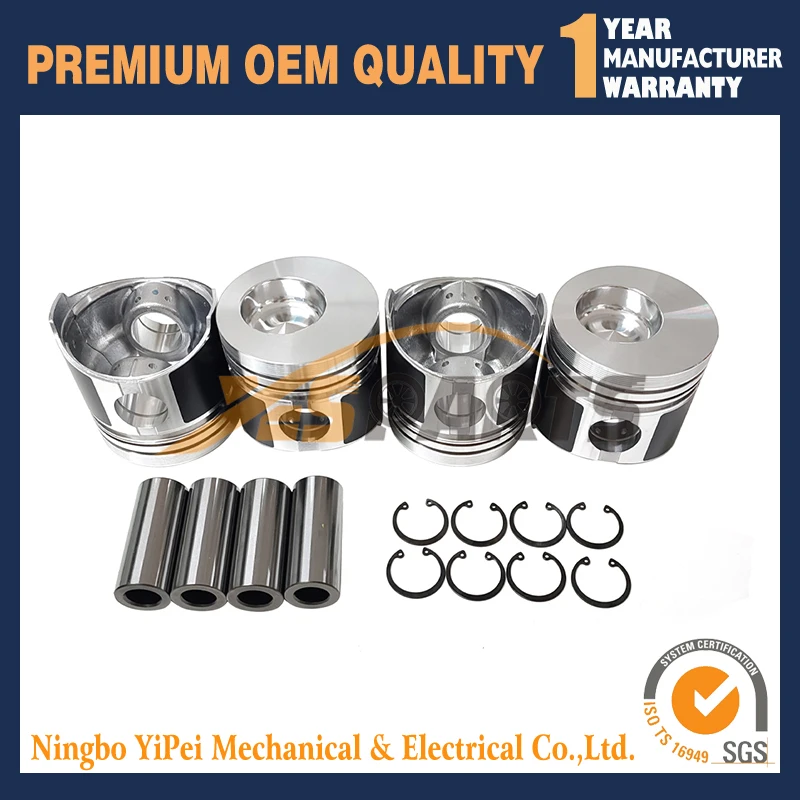 

4PCS Direct Injection Engine Piston Set For Mitsubishi K4M