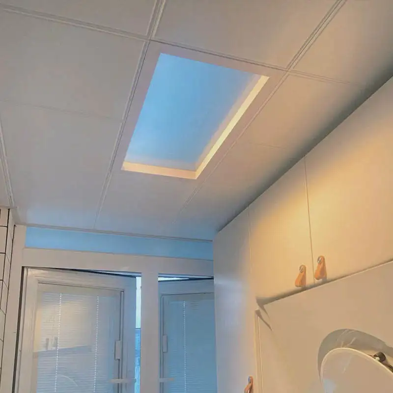 Blue Sky Graffiti Intelligent Clear Sky Light Natural Light Integrated Embedded Blue Sky Light