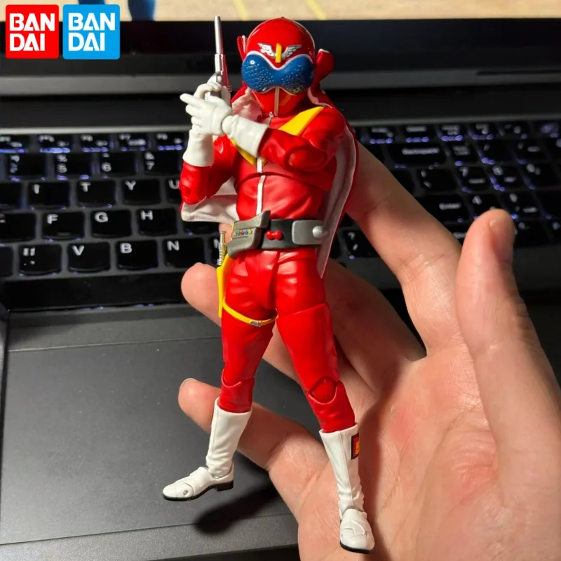 In Stock Bandai SHF Figuarts Red Ranger Secret Team 50th Anniversary Commemorative Masked Rider 1 Action Figure Collectible Toy