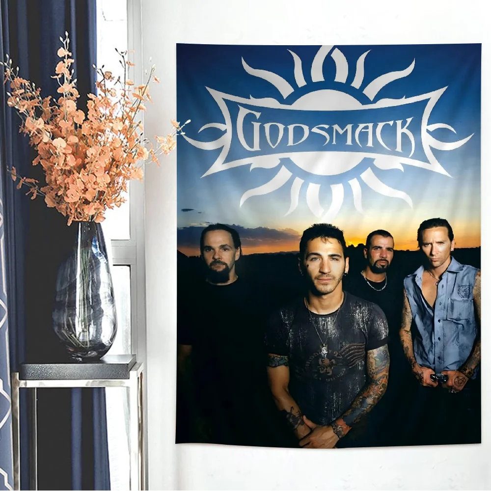 Godsmack Music Hippie Wall Hanging Tapestries Bohemian Wall Tapestries Mandala INS Home Decor