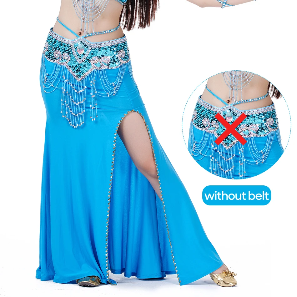 Belly Dance Accessories Costume Without Blet Dress Skirt For Adult Women Multi Colors