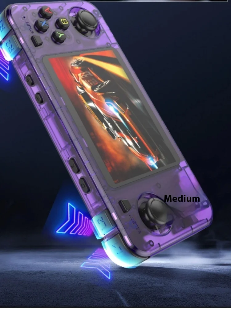 وحدة تحكم ألعاب ريترو محمولة مفتوحة المصدر R36H نظام لينكس عبر الحدود 3.5 بوصة Ips شاشة عالية الدقة للتصفيح الكامل. هدية بالنسبة لك